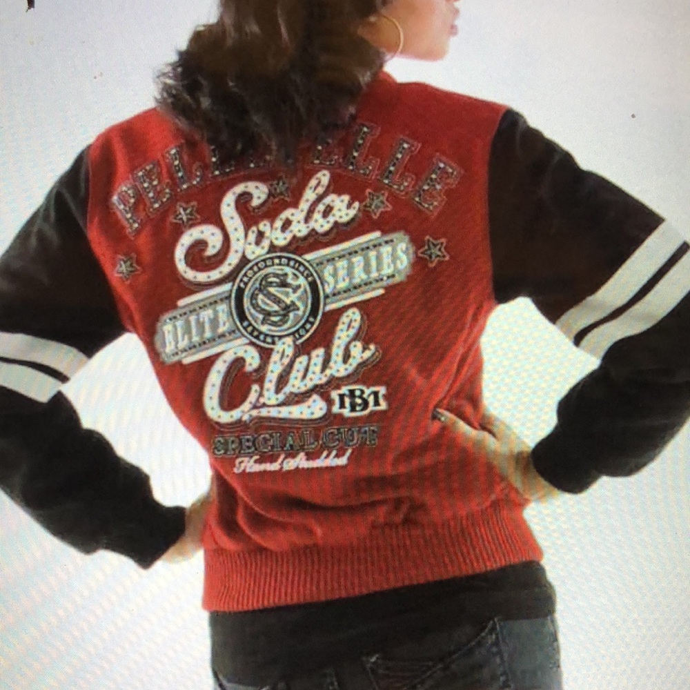 Pelle Pelle Women’s Soda Club Crimson Jacket Size XS